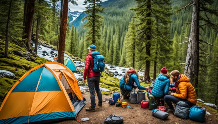 senderismo camping areu